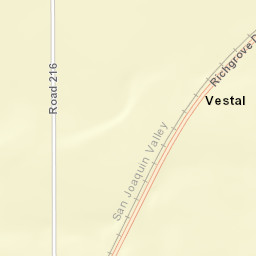 Vestal California Street Map