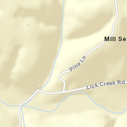 Mill Seat Tennessee Street Map