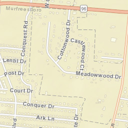 Old South Estates Tennessee Street Map