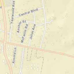 McFarlin Tennessee Street Map