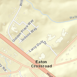 Eaton Crossroads Tennessee Street Map