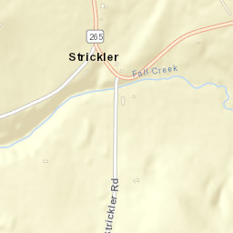 Strickler Arkansas Street Map