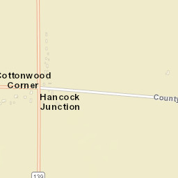 Cottonwood Corner Arkansas Street Map