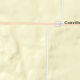 Coxville Tennessee Street Map
