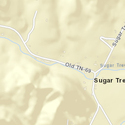 Sugar Tree Tennessee Street Map