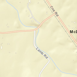 McDaniel Tennessee Street Map