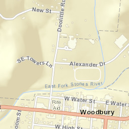 143-199 Tennessee 1 Woodbury TN Street Map