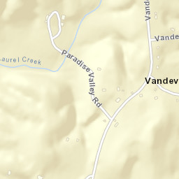 Vandever Tennessee Street Map