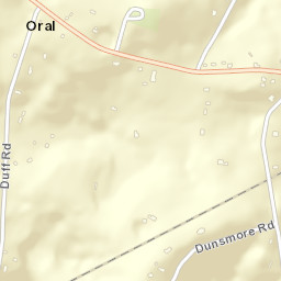 Oral Tennessee Street Map