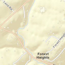 Forest Heights Tennessee Street Map