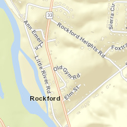 Rockford Tennessee Street Map