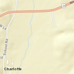 Charlotte Arkansas Street Map