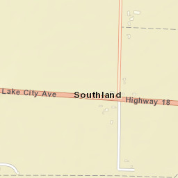 Southland Arkansas Street Map