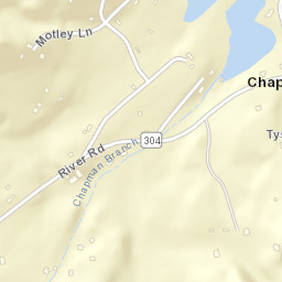 Chapman Grove Tennessee Street Map