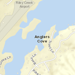 Anglers Cove Tennessee Street Map