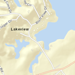 Lakeview Tennessee Street Map