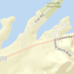 Louisville Tennessee Street Map