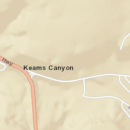 Keams Canyon Arizona Street Map