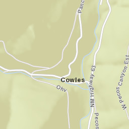 New Mexico 63, Santa Fe National Forest, Tererro Street Map