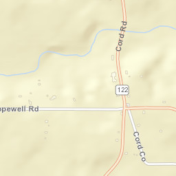 Cord Arkansas Street Map