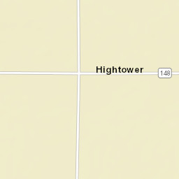 Hightower Arkansas Street Map