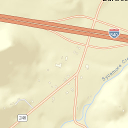 Burwood Tennessee Street Map