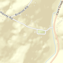 Cave Creek Tennessee Street Map