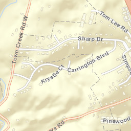 Sharp Estates Tennessee Street Map