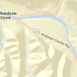 Richardson Cove Tennessee Street Map