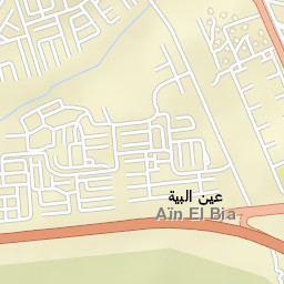 Aïn el Bya Street Map