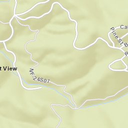 Pleasant View California Street Map