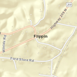 Curve Tennessee Street Map