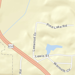 30 Pine Lake Drive, Humboldt, TN 38343 Street Map