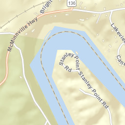 Walling Tennessee Street Map