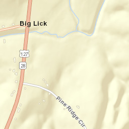 Big Lick Tennessee Street Map