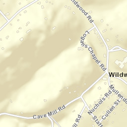 Wildwood Tennessee Street Map