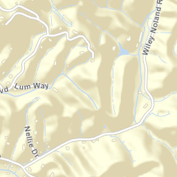 Caton Tennessee Street Map