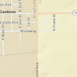 Main Street, Cashion, OK 73016, USA Street Map