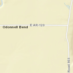 O'Donnell Bend Arkansas Street Map
