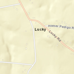 Lucky Tennessee Street Map