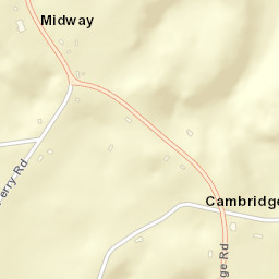 Cambridge Tennessee Street Map