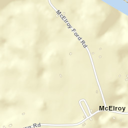 McElroy Tennessee Street Map