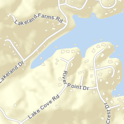 Coulter Shoals Tennessee Street Map