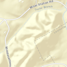 Middle Settlement Tennessee Street Map