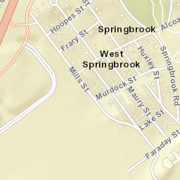 West Springbrook Tennessee Street Map