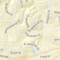Cary, North Carolina Street Map