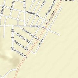 Pioneer Point California Street Map