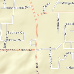 4711-5101 Arkansas 1 Business, Jonesboro Street Map