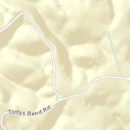 Tottys Bend Tennessee Street Map