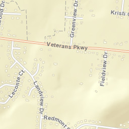 Southwood Estates Tennessee Street Map